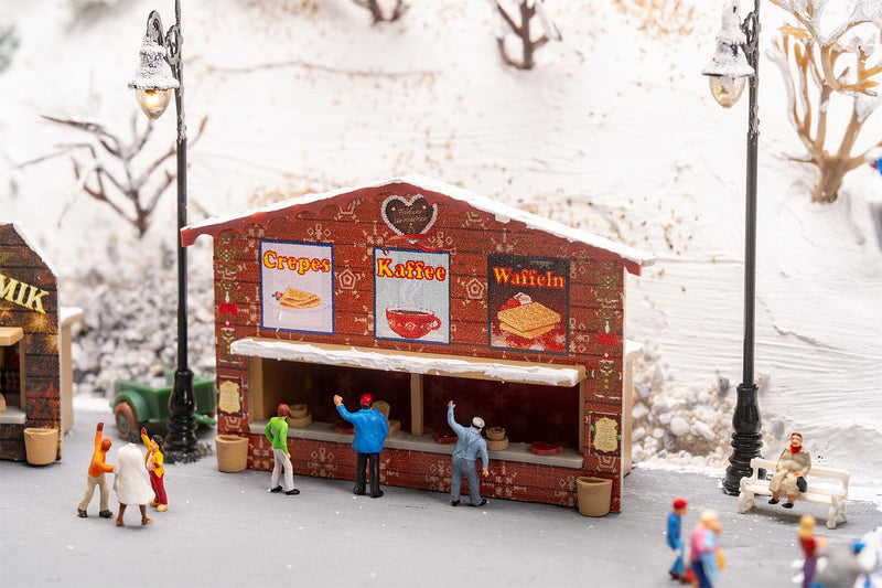 PREORDER Faller N 272021 Christmas Market Stalls (2-Pack)