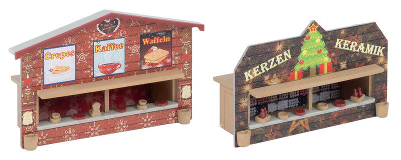 PREORDER Faller N 272021 Christmas Market Stalls (2-Pack)