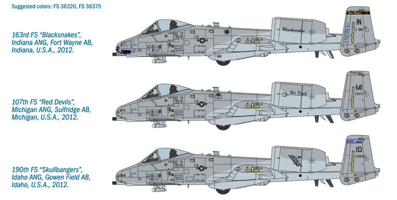 Italeri 2725 - SCALE 1 : 48 A - 10C ''Blacksnakes''