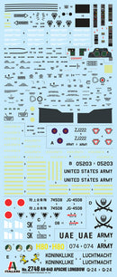 Italeri 2748 AH-64D APACHE LONGBOW 1:48