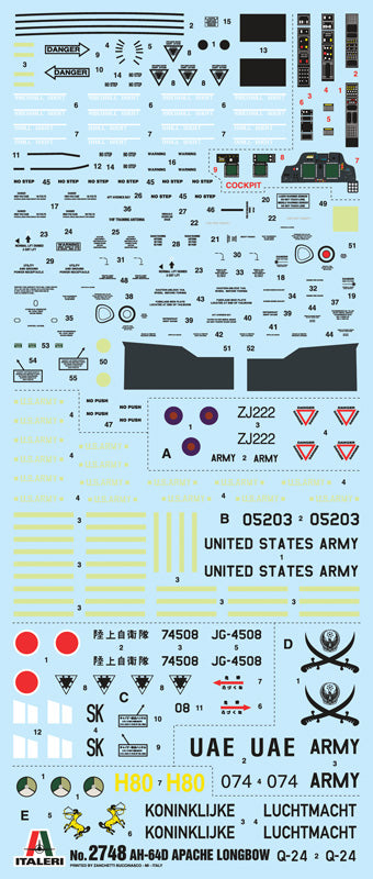 Italeri 2748 - SCALE 1 : 48 AH-64D APACHE LONGBOW