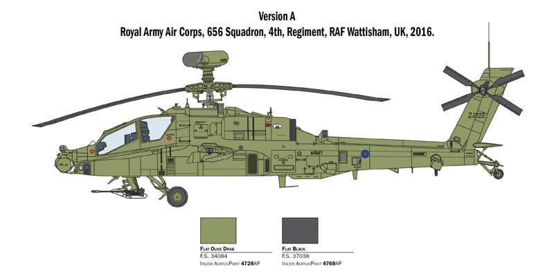 Italeri 2748 - SCALE 1 : 48 AH-64D APACHE LONGBOW