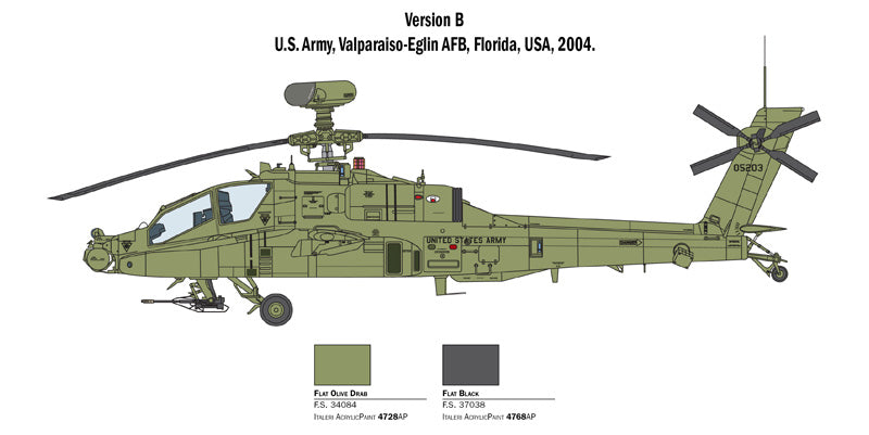 Italeri 2748 - SCALE 1 : 48 AH-64D APACHE LONGBOW