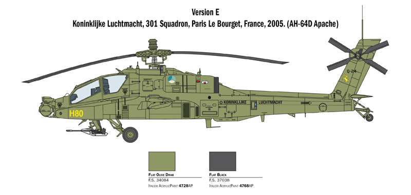 Italeri 2748 - SCALE 1 : 48 AH-64D APACHE LONGBOW