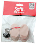 PanPastel 8061030-T Panpastel Sofft Art Sponges, Angle Slice, Round (2)