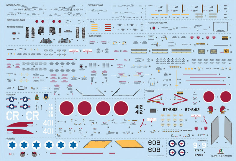 Italeri 2770 - SCALE 1 : 48 F-4E PHANTOM II