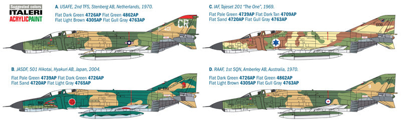 Italeri 2770 - SCALE 1 : 48 F-4E PHANTOM II