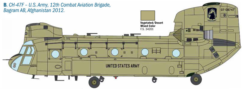 Italeri 2779 - SCALE 1 : 48 CHINOOK HC.2 CH-47F