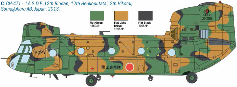 Italeri 2779 - SCALE 1 : 48 CHINOOK HC.2 CH-47F