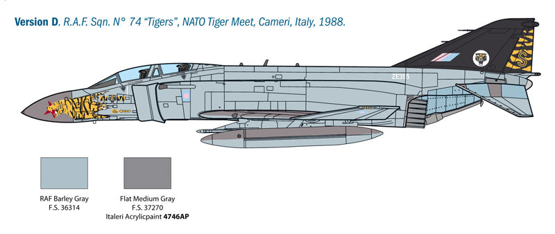 Italeri 2781 - SCALE 1 : 48 F-4J PHANTOM ll