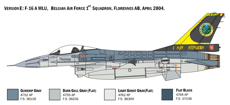 Italeri 2786 - SCALE 1 : 48 F-16 A Fighting Falcon