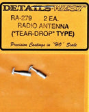 Details West HO 279 "Tear-Drop" Type Radio Antenna (2)