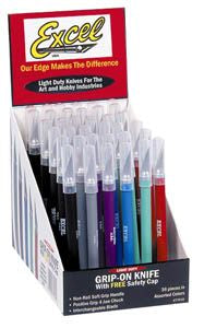Excel Blades 77K18 Soft Grip Knife Display 36 pcs.
