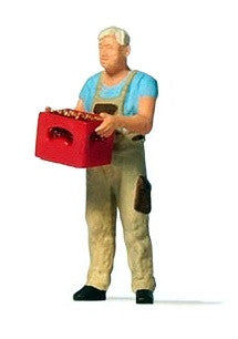 Preiser HO 28234 Man with Beer Crate