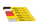 Noch 61155 Acrylic Paint Detail Markers, 1 Each: Black, White, Brown, Red, Yellow, Silver