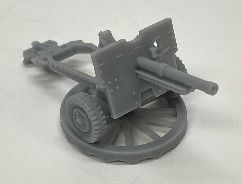 PREORDER Phoenix Precision Models S 32101 WWII Field Gun Monument, Unpainted 3D Print