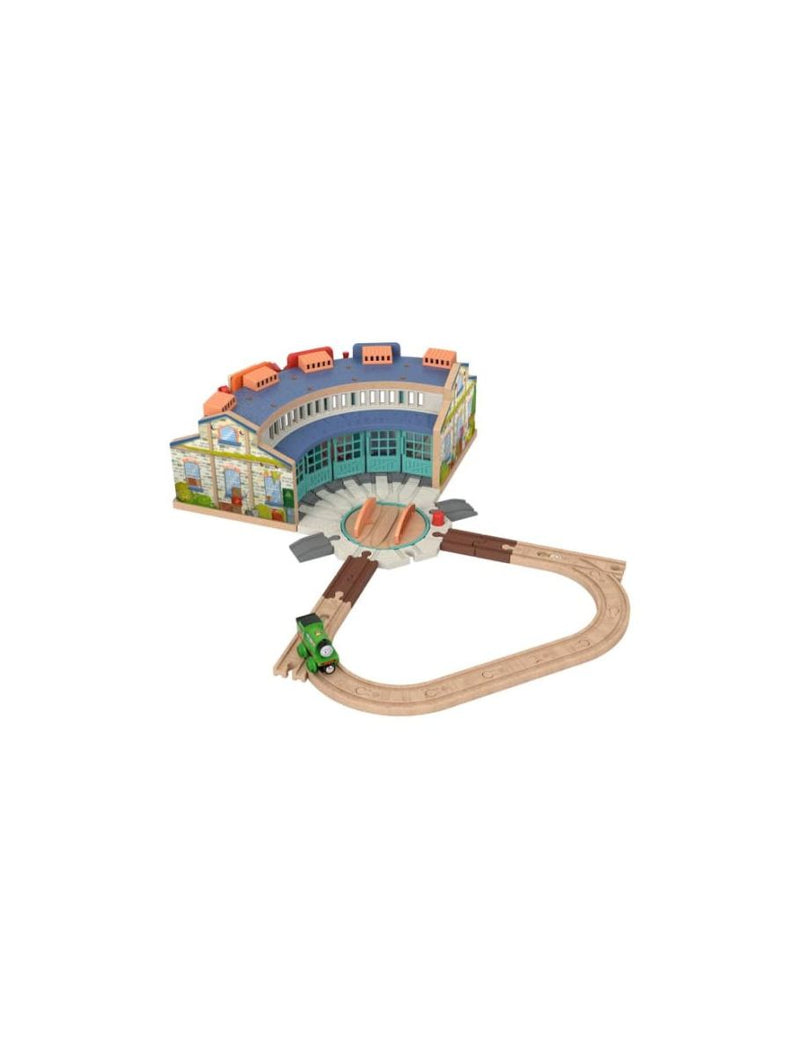 Fisher Price HBJ81 Thomas & Friends Wooden Railway Tidmouth Sheds Starter Set