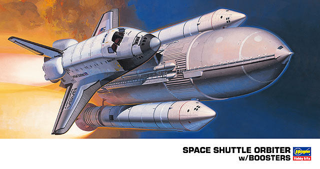 Hasegawa Models 10729 Space Shuttle Orbiter w/ Booster 1:200 SCALE MODEL KIT