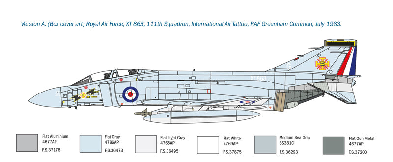 Italeri 1434 - SCALE 1 : 72 F-4M PHANTOM FG.1