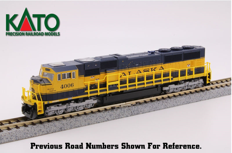 PREORDER Kato 1766411 N SD70MAC Alaska Railroad