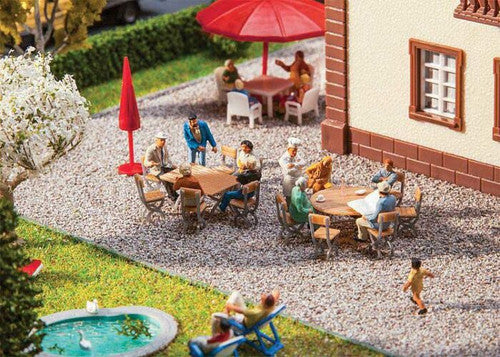 Faller HO 180957 2 Tables and 12 Chairs