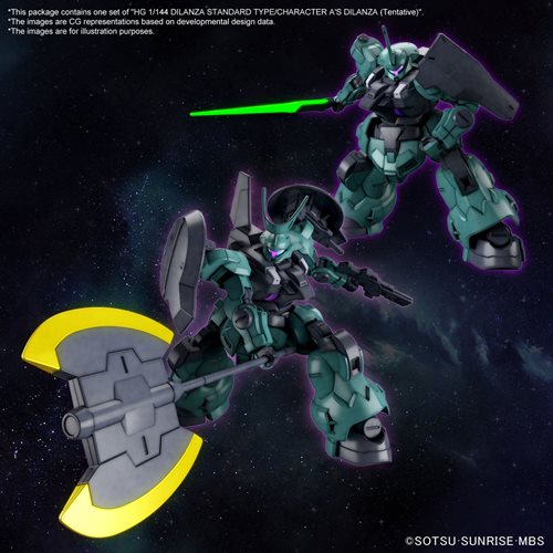 Mobile Suit Gundam: The Witch from Mercury Lauda's Dilanza Standard Type High Grade 1:144 Scale Model Kit 2604767