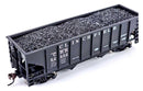 PREORDER Bowser HO 31532 Coal Load, WalthersTrainline(R) 50 2-Bay Hopper (2-Pack)