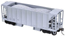 Bowser HO 31704 70-Ton Closed Side 2 Bay Ballast Car Kits, Data Only
