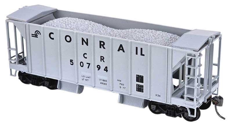 Bowser HO 31714 70-Ton 2 Bay Ballast Car Kits, Conrail