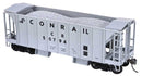 Bowser HO 31715 70-Ton 2 Bay Ballast Car Kits, Conrail