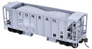 Bowser HO 31717 70-Ton 2 Bay Ballast Car Kits, Lehigh Valley Ex CR