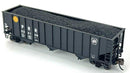 Bowser N 32107 Coal Load, Bachmann 100-Ton 3-Bay Hopper (2-Pack)