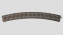 Marklin HO 24530 3-Rail C Track, R5 Curved, 25-5/16" 64.4cm Radius, 30 Degrees