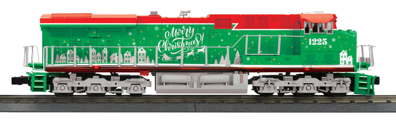 MTH RailKing O 30-21238-1 ES44AC Imperial Diesel Engine, Christmas