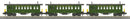 PREORDER MTH RailKing O 30-6458 Overton Passenger Car Set, Rutland