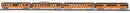 PREORDER MTH RailKing O 30-68302 60’ Streamlined Passenger Set with LED Lights, Halloween (4-Pack)