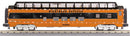 PREORDER MTH RailKing O 30-68305 60’ Streamlined Full Length Vista Dome Car with LED Lights, Halloween