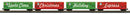 PREORDER MTH 30-70151 O Christmas 4-Car 50Â’ Double Door Box Car Set w/LED lights