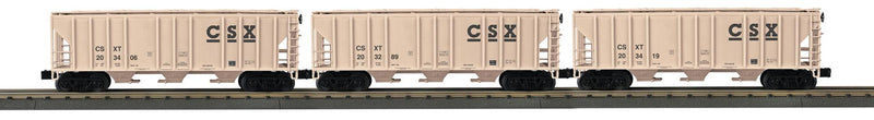 PREORDER MTH RailKing O 30-70157 PS-2 Discharge Hopper Car Set, CSX