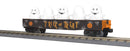PREORDER MTH RailKing O 30-72268 Gondola Car with Flickering Ghosts, Halloween Black