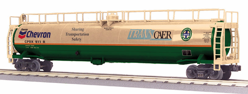 MTH RailKing O 30-73632 33,000 Gallon Tank Car, Burlington Northern Santa Fe