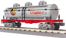 PREORDER MTH RailKing O 30-73663 3-Dome Tank Car, Atchison Topeka & Santa Fe