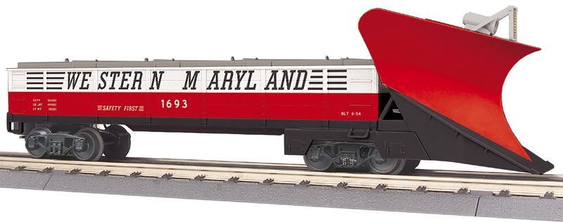 MTH RailKing O 30-79676 Heavy Duty Snowplow, Western Maryland