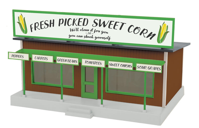 MTH O 30-90635 Road Side Stand, Sweet Corn (Public Delivery Track)
