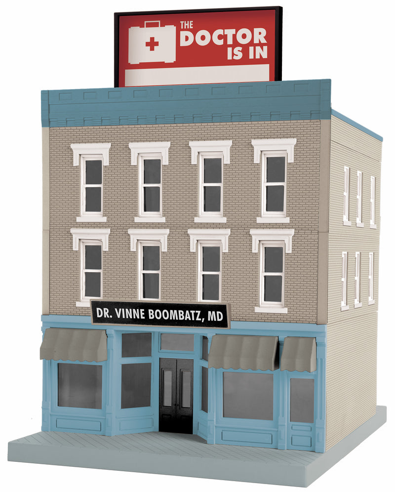 MTH RailKing O 30-90660 Dr. Vinnie Doombatz 3-Story City Building