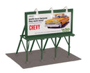 MTH RailKing O 30-90746 Lighted Billboard, Lou Glutz Motors