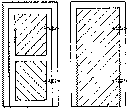 Grandt Line O 3610 Shed Doors, Diagonal Sheathed
