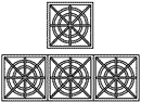 Grandt Line HO 5294 Decorative Iron Work Railing, 4 Sets