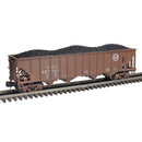 PREORDER Atlas 3002284 4-Bay Coal Hopper - 2-Rail - Ready to Run - Premier -- Chicago & Eastern Illinois (Boxcar Red, white, Buzz Saw Logo), O