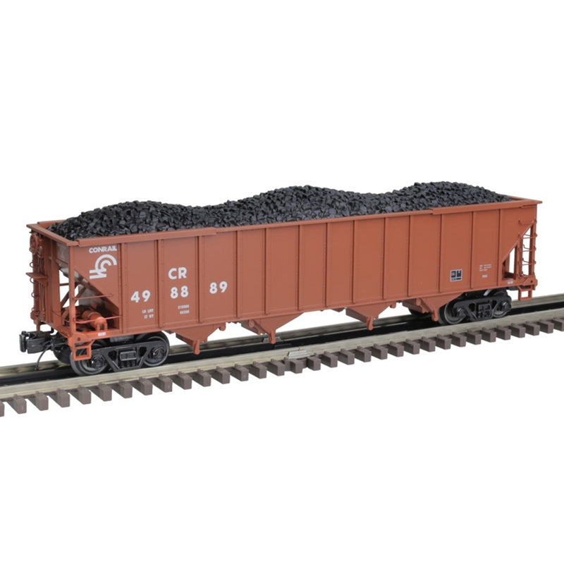 PREORDER Atlas 3002285 4-Bay Coal Hopper - 2-Rail - Ready to Run - Premier -- Conrail (Boxcar Red, white), O